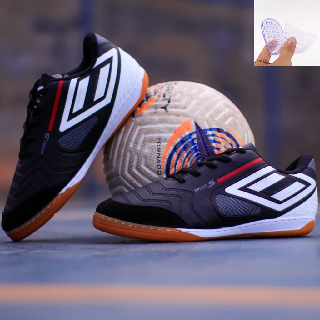 Chuteira futsal Salão PROFISSIONAL LANÇAMENTO BORDADA  pumb 5 Colada e costurada Oferta unica femenina e Masculina top1