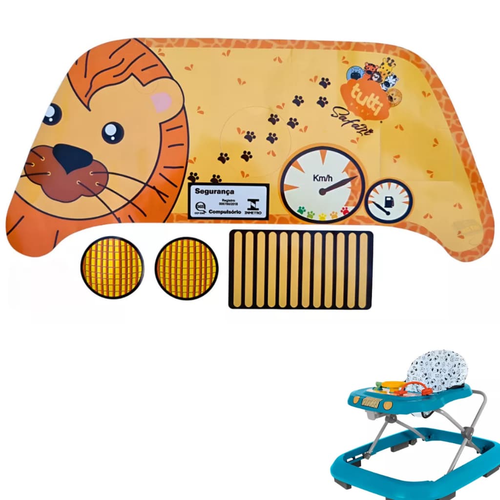 Adesivo Andador Safari Plus Tutti Baby