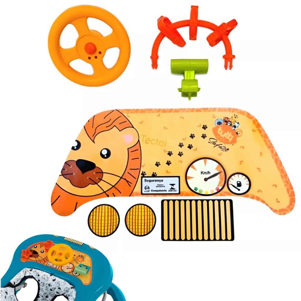 Brinquedo Mesa Andador Tutti Baby Safari e Toy Original