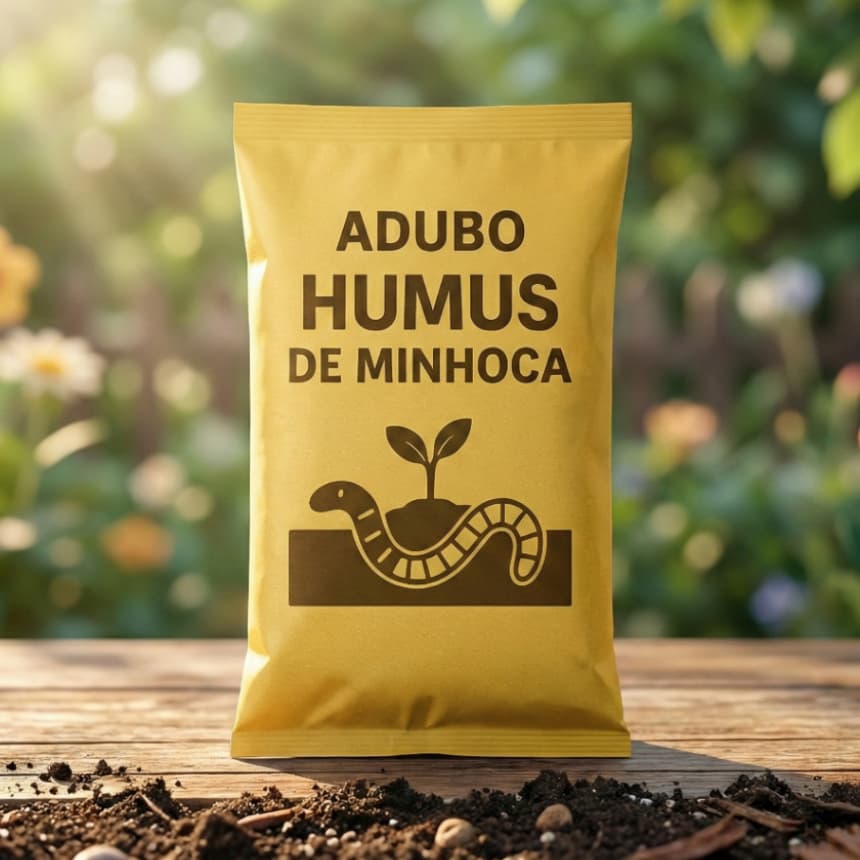 Húmus de Minhoca Misto – 2kg, 5kg, 10kg e 20kg | Ideal para Vasos, Hortas e Jardinagem