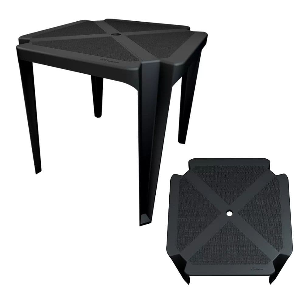 Mesa Quadrada De Plastico Bar Jardim Cozinha Sala