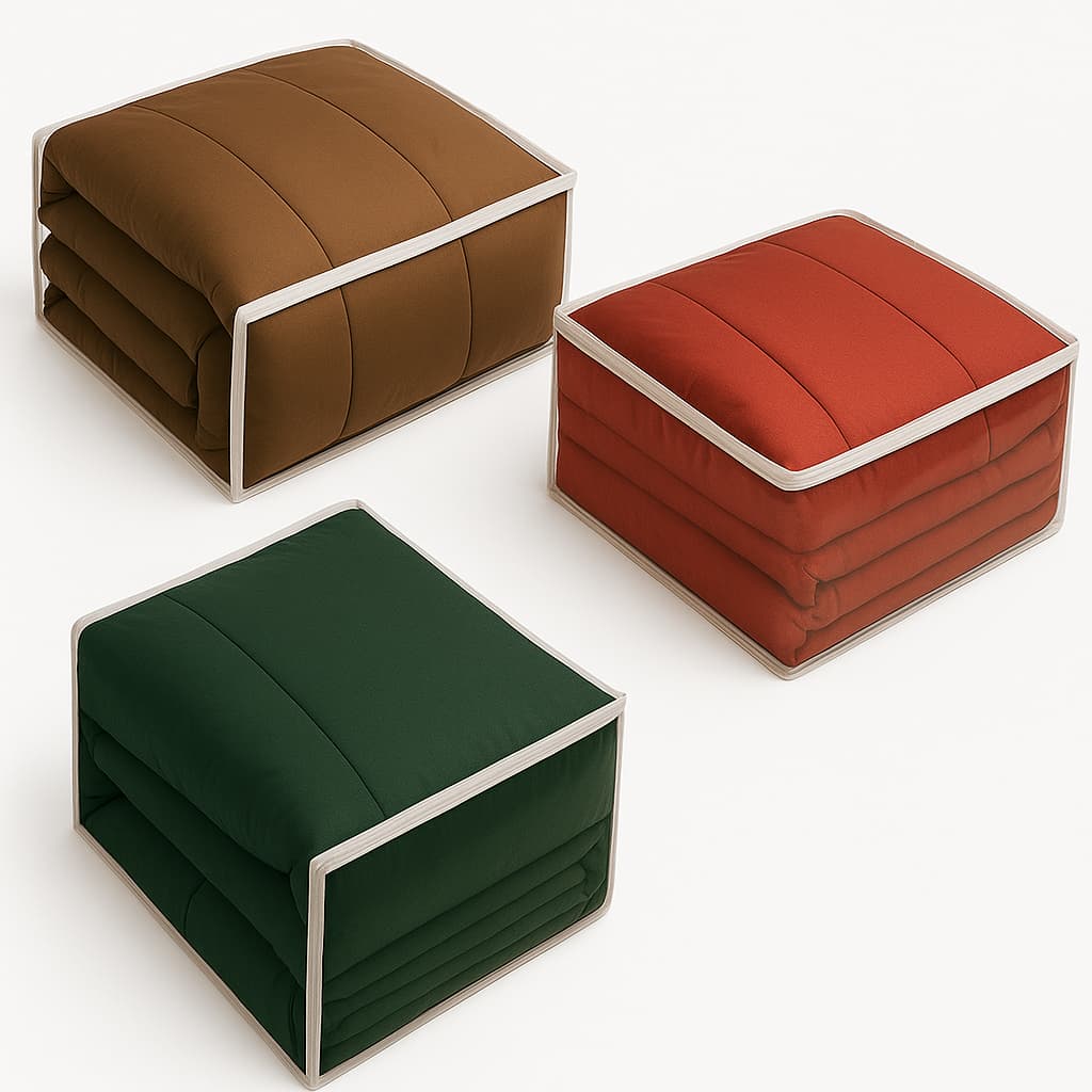 Kit Com 4 Organizadores Multiuso/Saco Embalagem P-M-G Com Zíper PVC Transparente