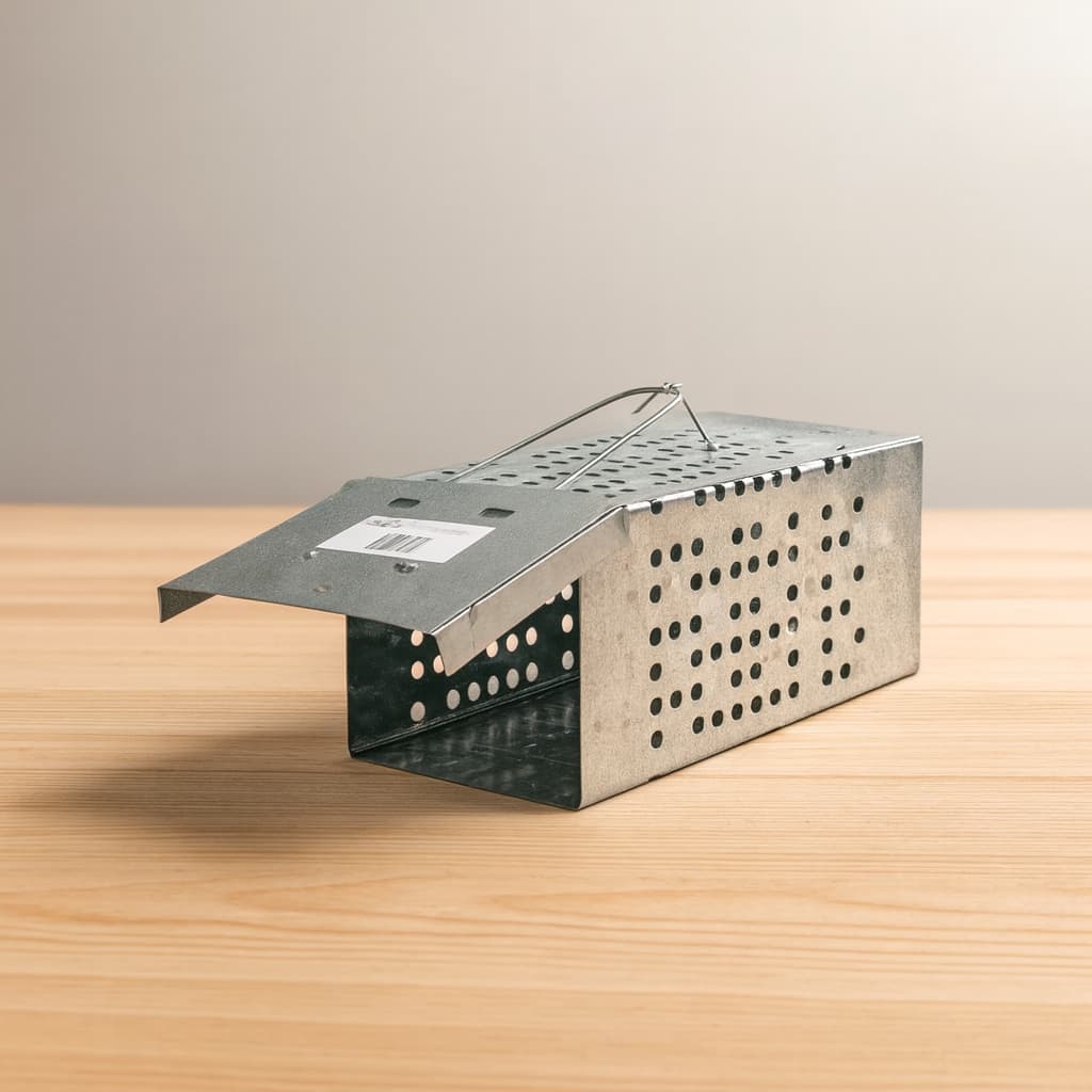 Gaiola Automática Captura e Soltura Metalizada Resistente Reutilizável Sem Crueldade