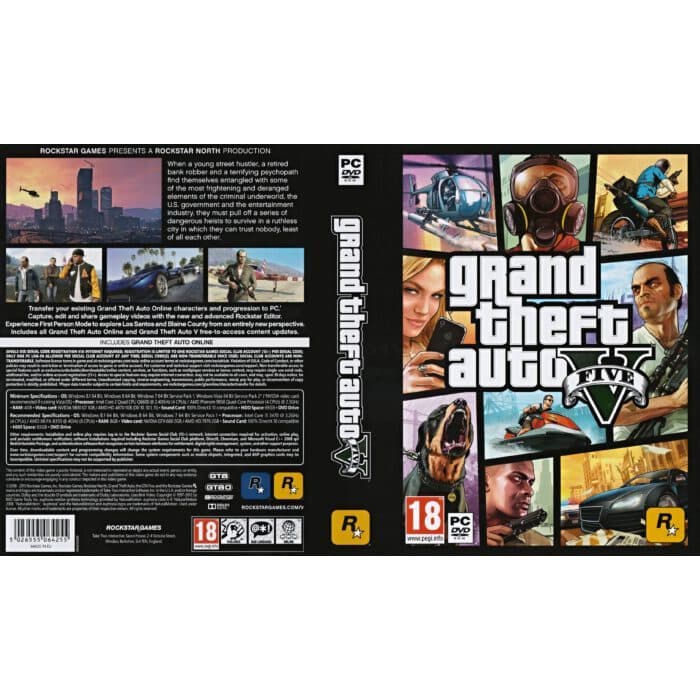 G.t.a 5 para P.c ou Note.book Pen driver