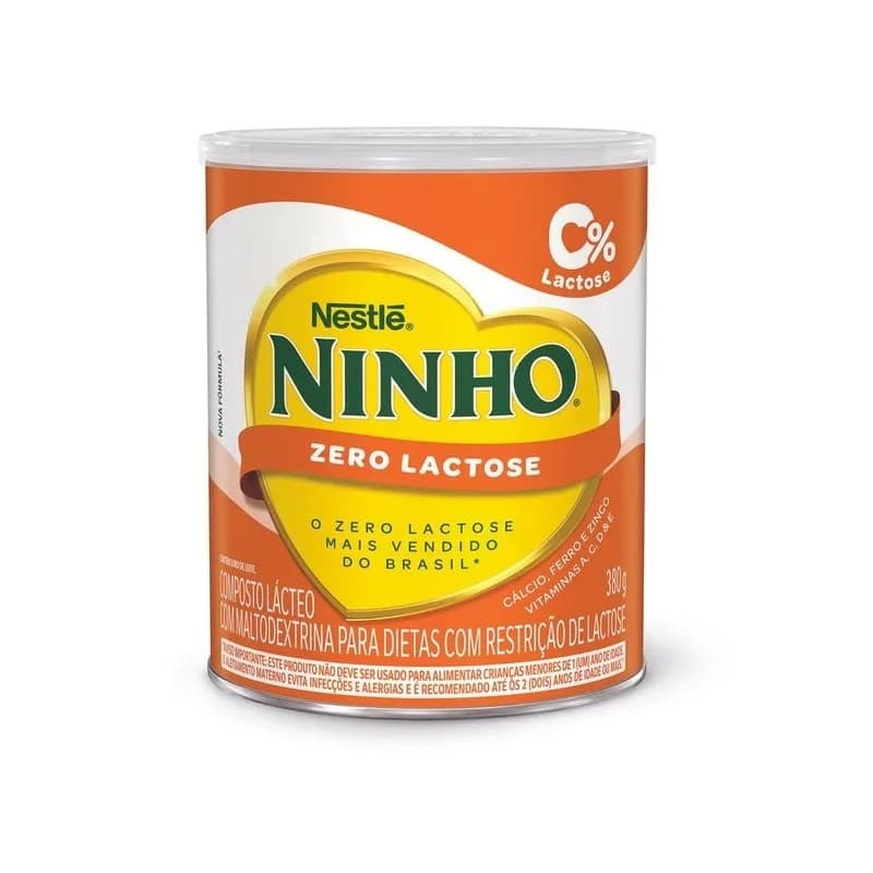Leite Ninho Zero Lactose Forti+ 380g