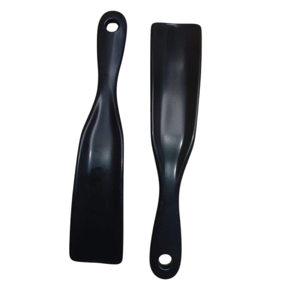 Kit De 2 Calçadeiras Pretas Clássica Calçar Calçado Sapato Flexível Resistente Envio no mesmo dia
