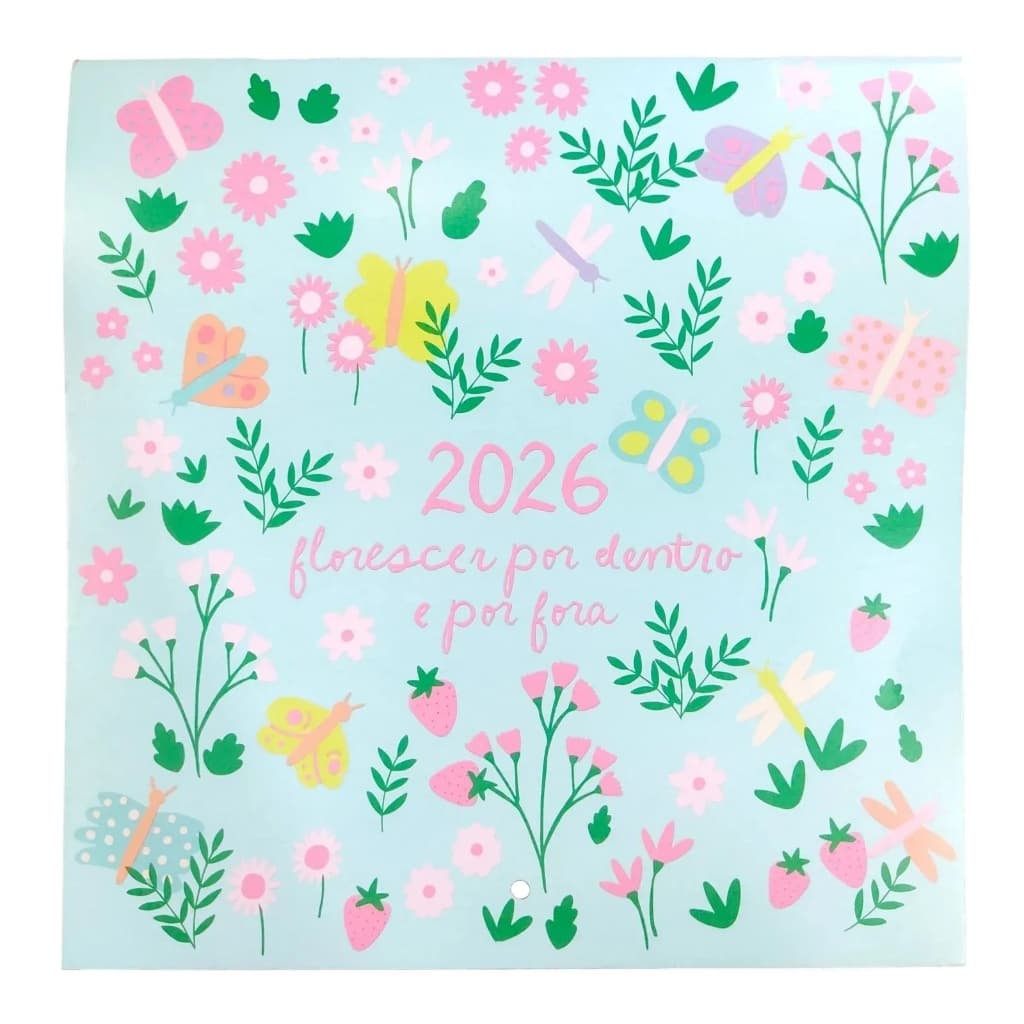 Calendário de Parede 2026 Ilustrado, Fricote