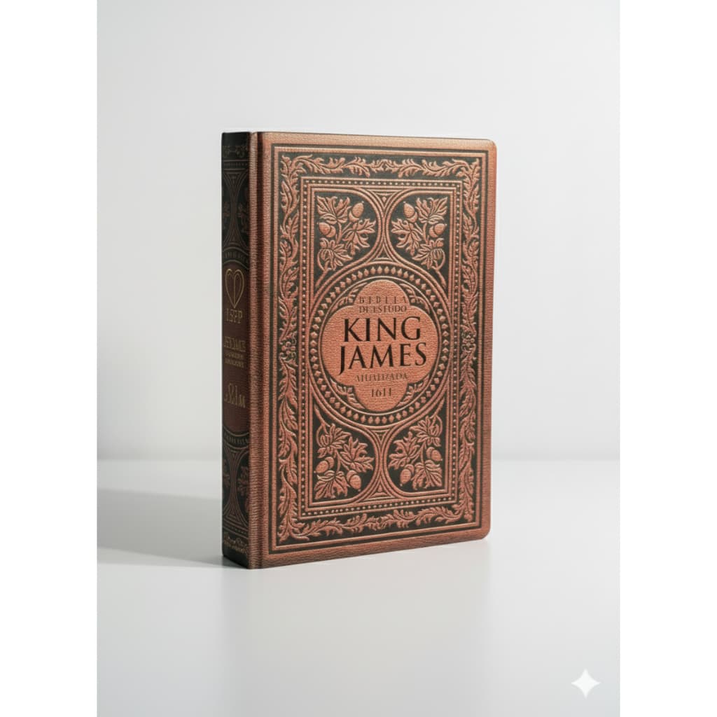 Bíblia de Estudo King James |  Atualizada |  Full Collor | Capa Dura | Vintage