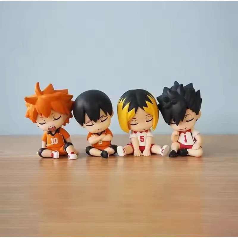 Figure colecionável Haikyuu gashapon Hinata Kageyama Kenma Kuroo miniatura action figure