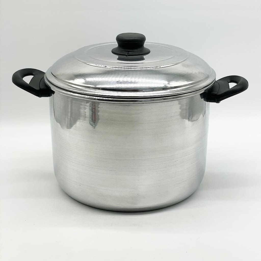 Caldeirão de Alumínio Nº 22 | 5,7L | Polido | Com Tampa | Fabricação Própria