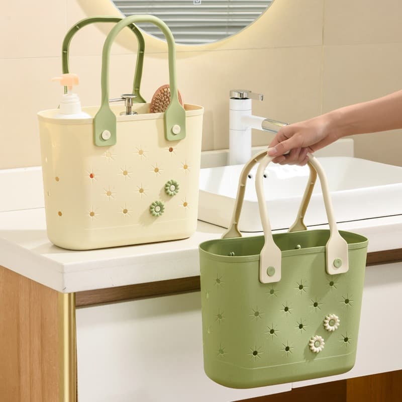 Bolsa de Praia e Piscina em EVA Flexível com Alça - Leve, Impermeável e Super Estilosa para o Verão