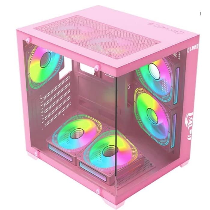 GABINETE ROSA COM 5 COOLER AQUARIO