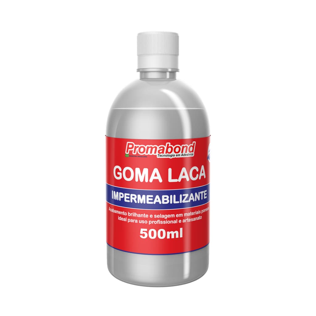 Goma Laca Impermeabilizante Incolor Artesanato 500ml
