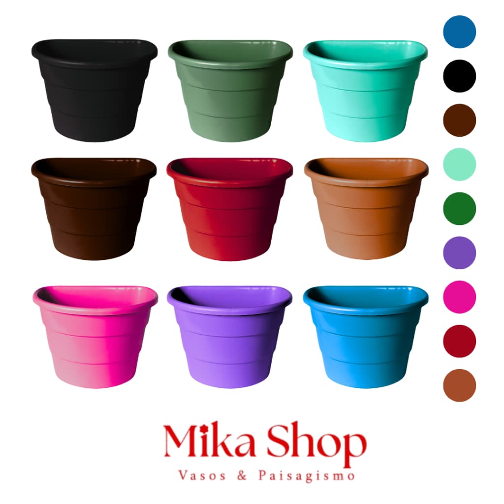 Kit Vasos de Parede 3,3L Decoração para Casa Arandela Jardim Vertical  Flores (3 / 5 / 10 / 15 )