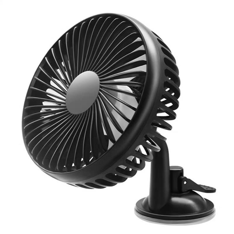 Mini Ventilador Portátil De Carregamento Usb Veicular 5v Com Ventosa pára-brisa e escritório -Pronta entrega