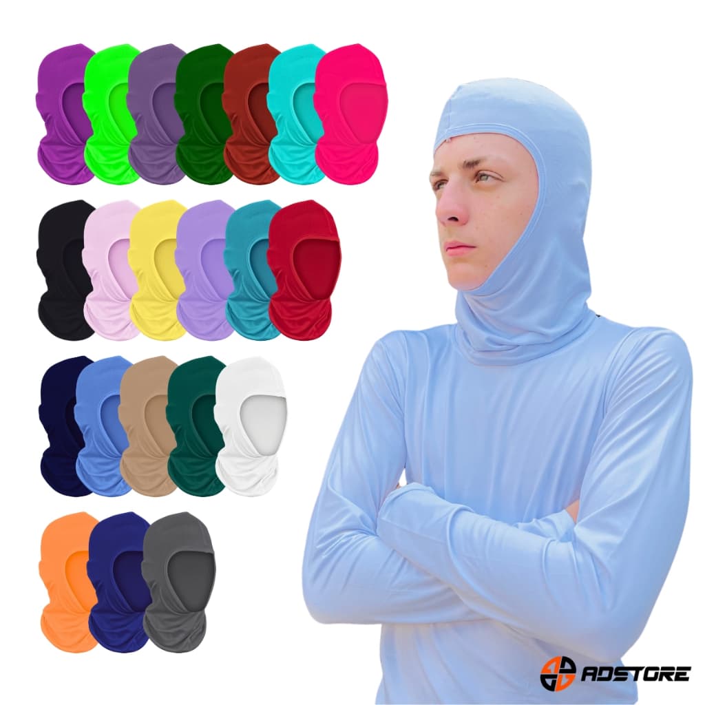 Balaclava Touca Ninja modelo Aberta ADSTORE - Várias cores Multiuso