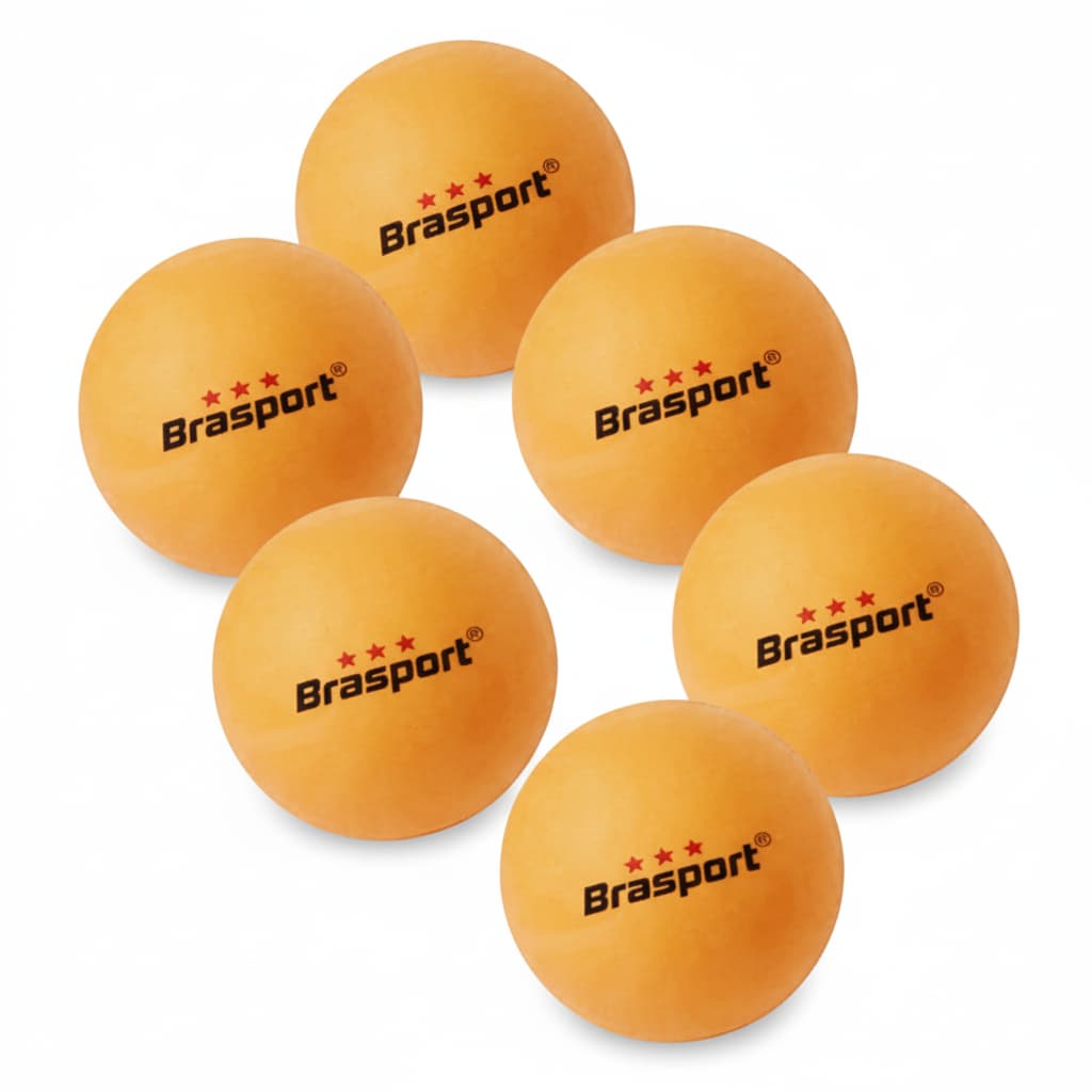Kit 6 Bolinha de Ping Pong Tênis de Mesa Bola Profissional 3 Estrelas 40mm