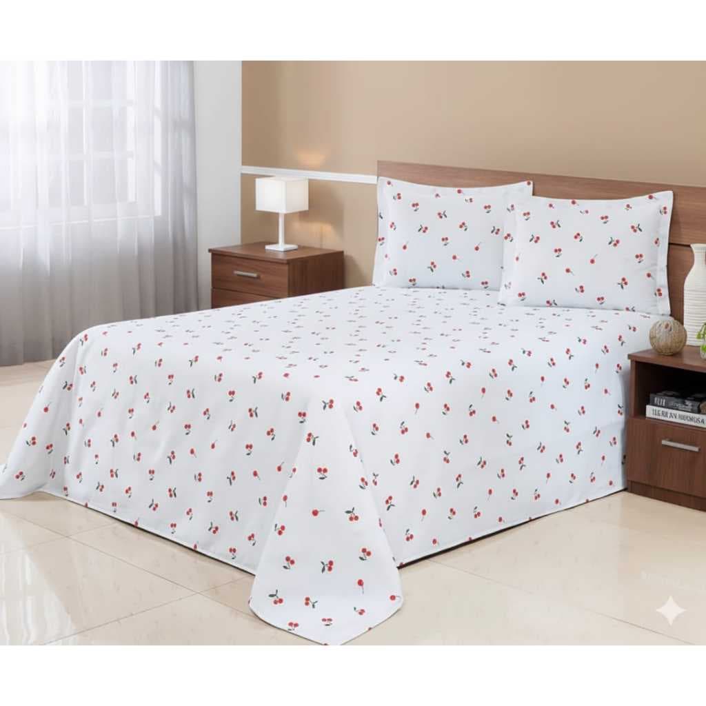 Cobre Leito Piquet Queen-Casal-Solteiro-King - Lindas Estampas