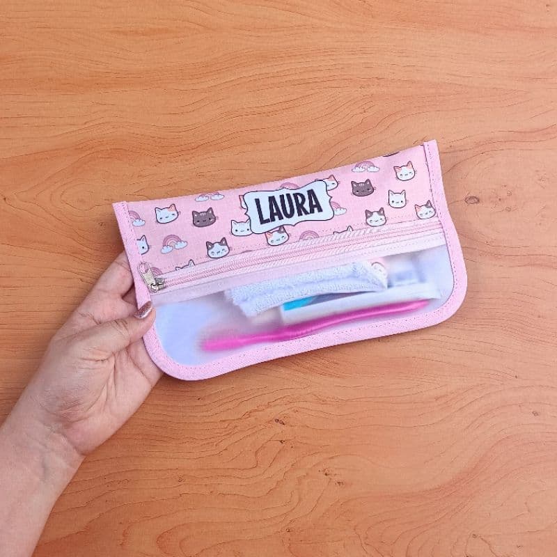 Necessaire Higiene Dental Personalizada Volta às Aulas, Necessaire Multiuso Personalizada