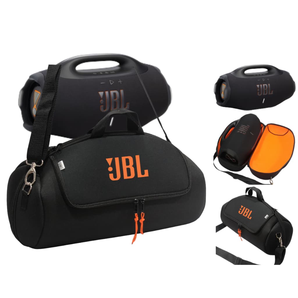 Bolsa Case Capa Compatível Com Nova - Boombox 4 Com Bolso Lançamento New