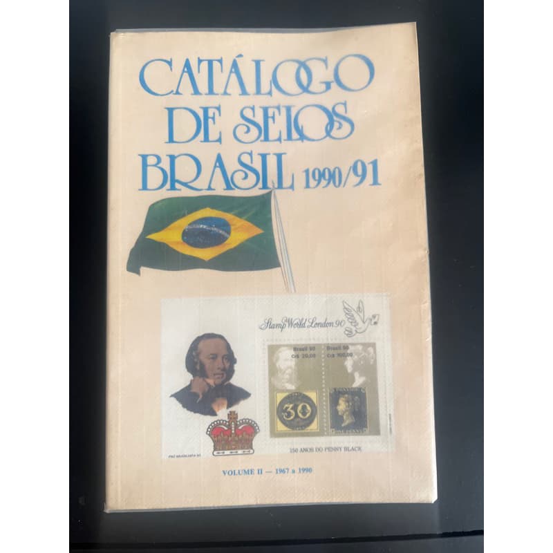 Livro Catálogo de selos Brasil 1990/91