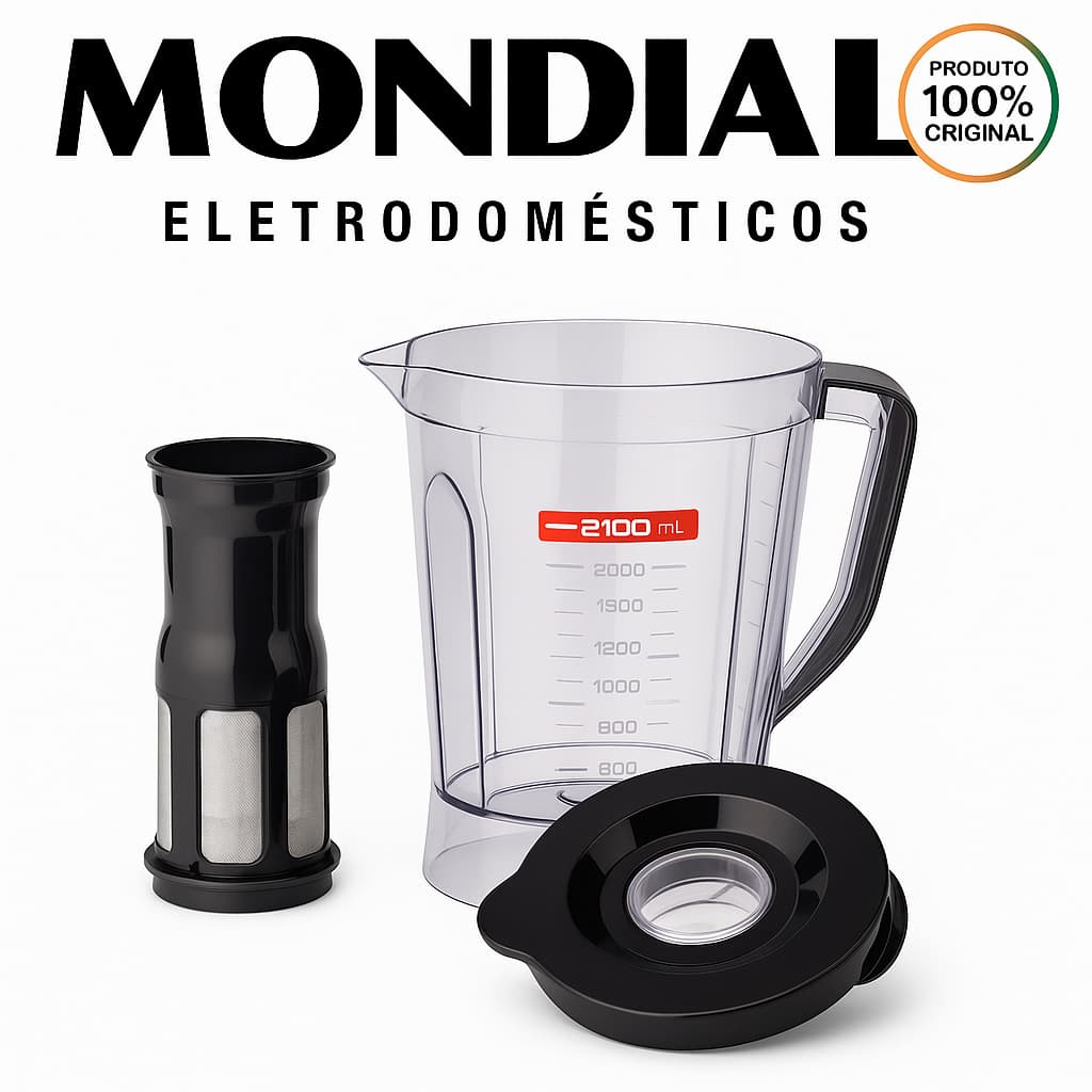 Copo Jarra Completa Mondial MPN-01 Original – Peça de Reposição Multiprocessador