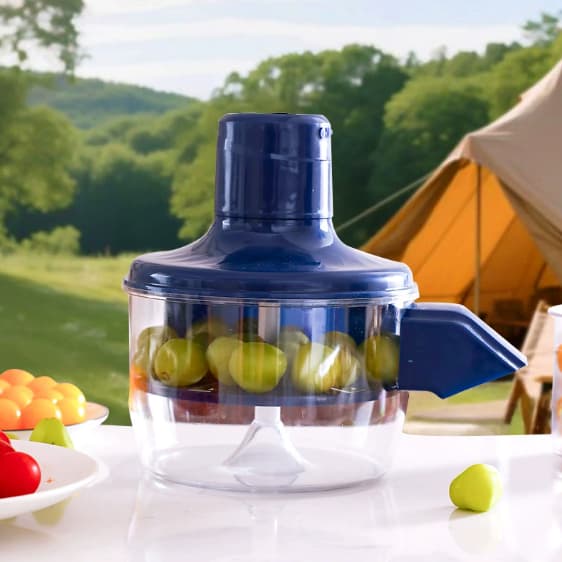 Descascador Elétrico Recarregável para Frutas e alho – Automático com Lâmina Inoxidável