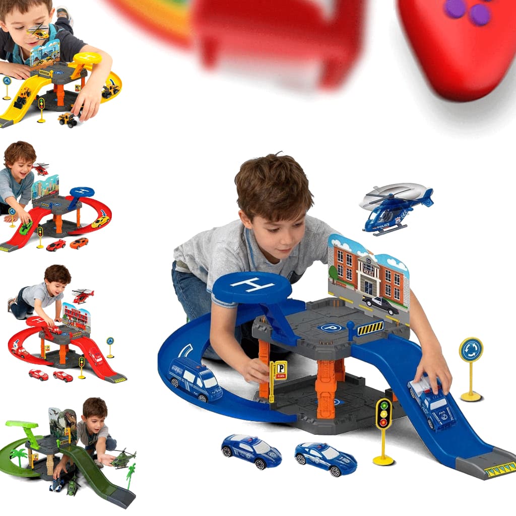 Pista De Carrinhos Infantil Estacionamento Radical Garagem Com Carrinho Incluso