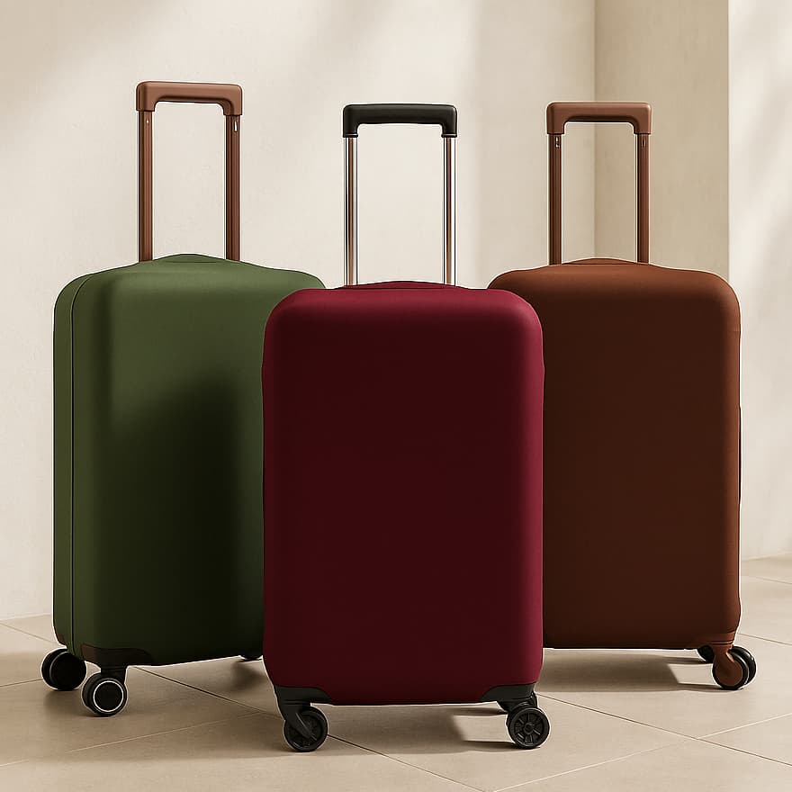 CAPA PROTETORA para Mala de Viagem | Elástica, Antipoeira e Antirriscos | Várias Cores e Tamanhos | Fácil de Colocar