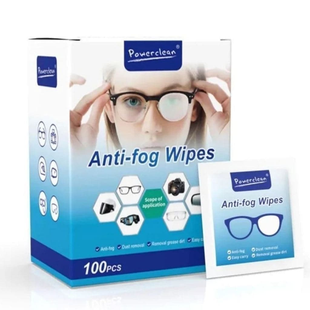 Pacote de Lenços Umedecidos  Caixa com 100 Unidades Limpa Lentes Óculos Câmera Antiembaçante Limpeza