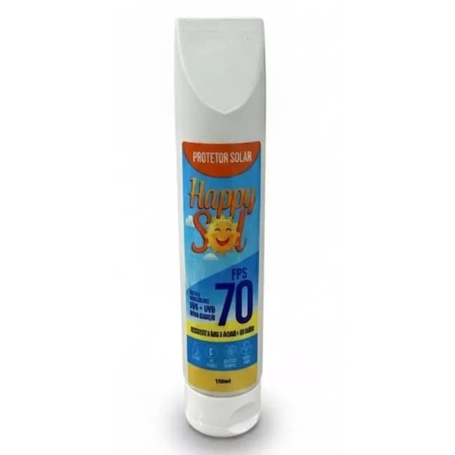 PROTETOR SOLAR HAPPY SOL 70 FPS 120 ML