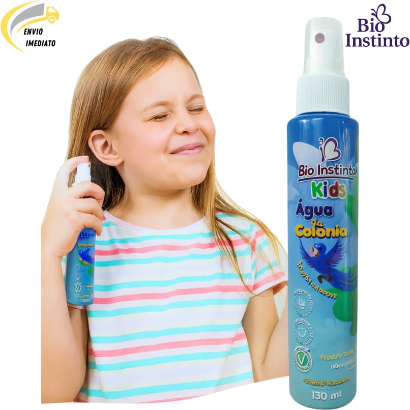 Água de Colônia Infantil Bio Instinto Kids 130ml – Perfume Suave Para Bebês e Crianças