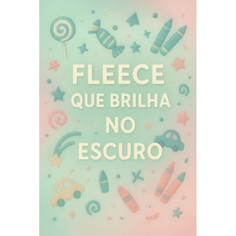 fleece fluorescente estampado, Microssoft, variações (1,2 e kit 3 MTS x 1,60 MTS largura)