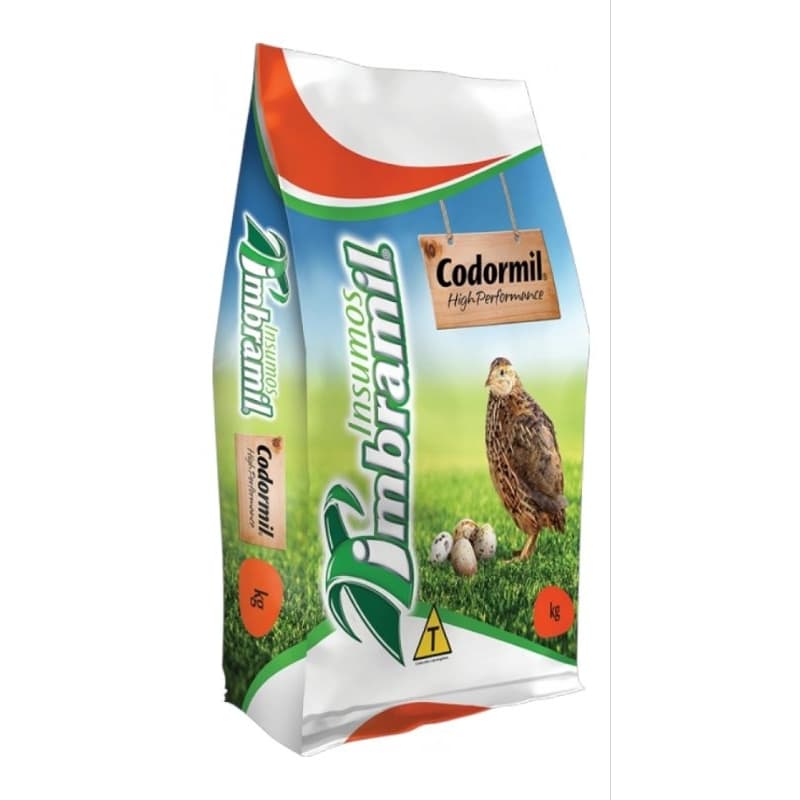 Ração para codornas Codormil Performance 5 KG.