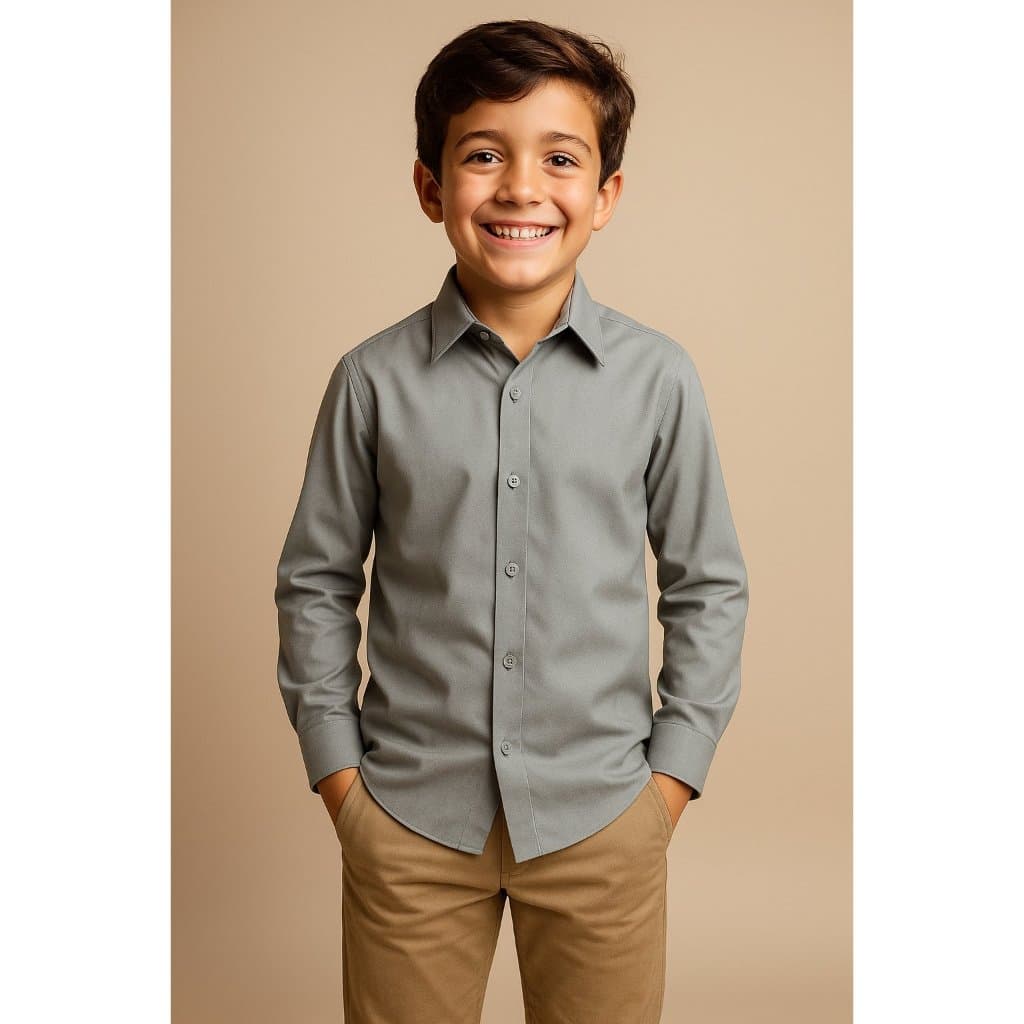 Camisa de Botão Sociais Infantil Juvenil Cores Sortidas Envio Rapido