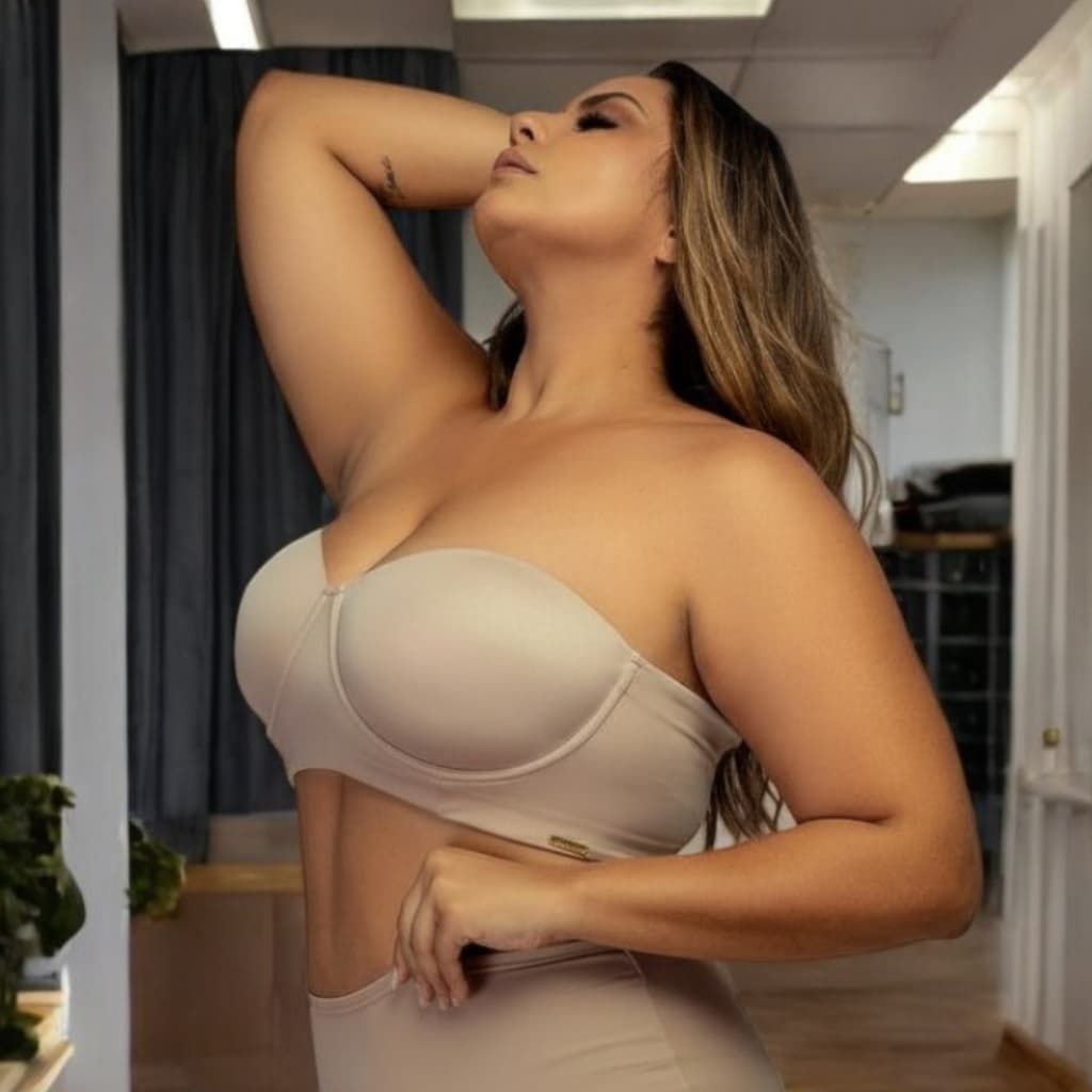 SUTIÃ TOMARA QUE CAIA  DUPLO, HIPER REFORÇADO COM BOLHA EFEITO UP, BUSTIÊ DUPLO DE CETINETI