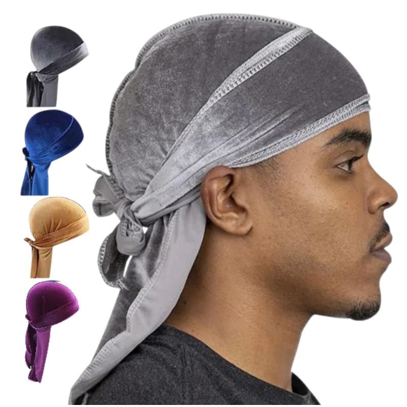 Durag Veludo Bandana Premium Waves e Tranças