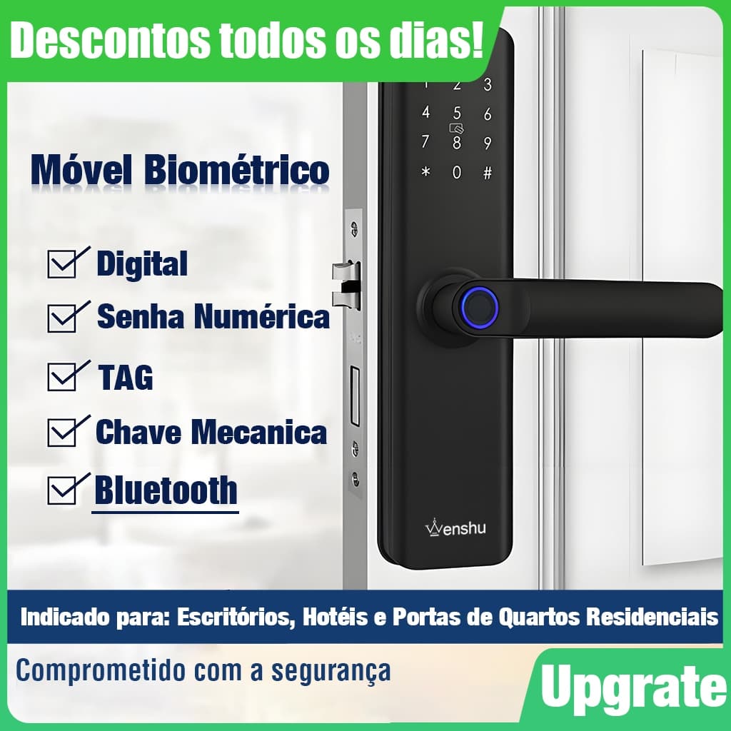 Fechadura Digital Biométrica Eletronica Touch Biometria