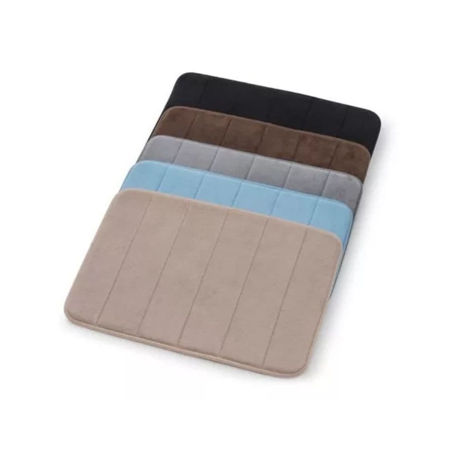 Kit 1-3 Tapete de Banheiro Super Absorvente e Antiderrapante Secagem Rápida para Banheiro e Cozinha