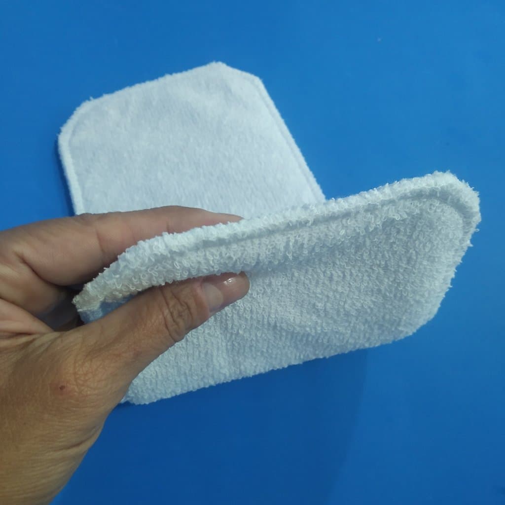 Kit 07 Absorvente Refil para Fralda Pano Ecológica Reutilizável Atoalhadas  Algodão.