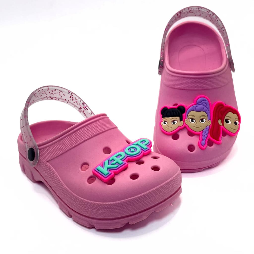 Sandália Infantil Kpop Antiderrapante Fofo Macio Escolar Passeio 21 ao 32  Moda Viral Anatômica  EVA