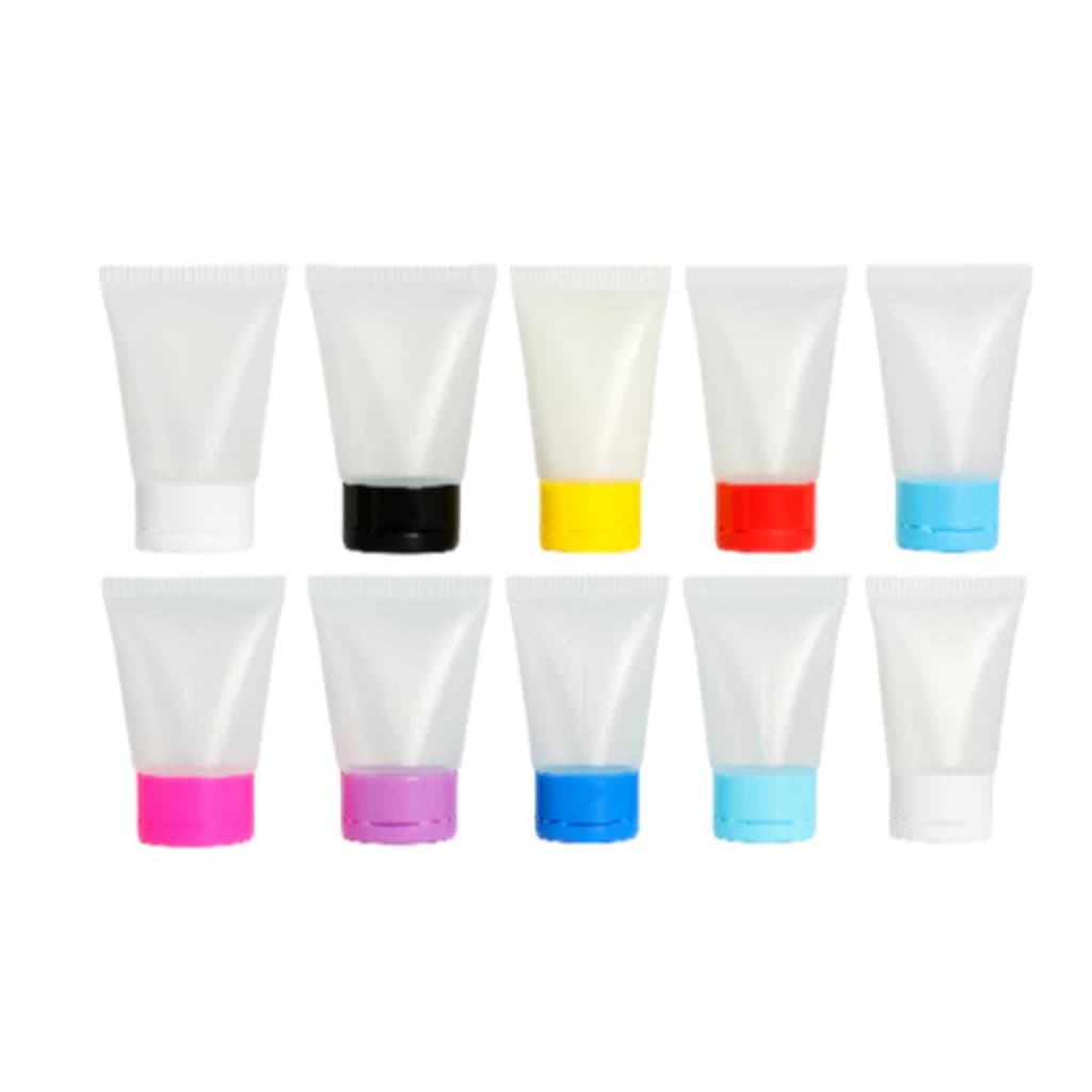 Kit 10 a 50 Bisnagas plásticas 30ml para Álcool em Gel, Cremes e Lembrancinha de Festa e Chá de Bebê