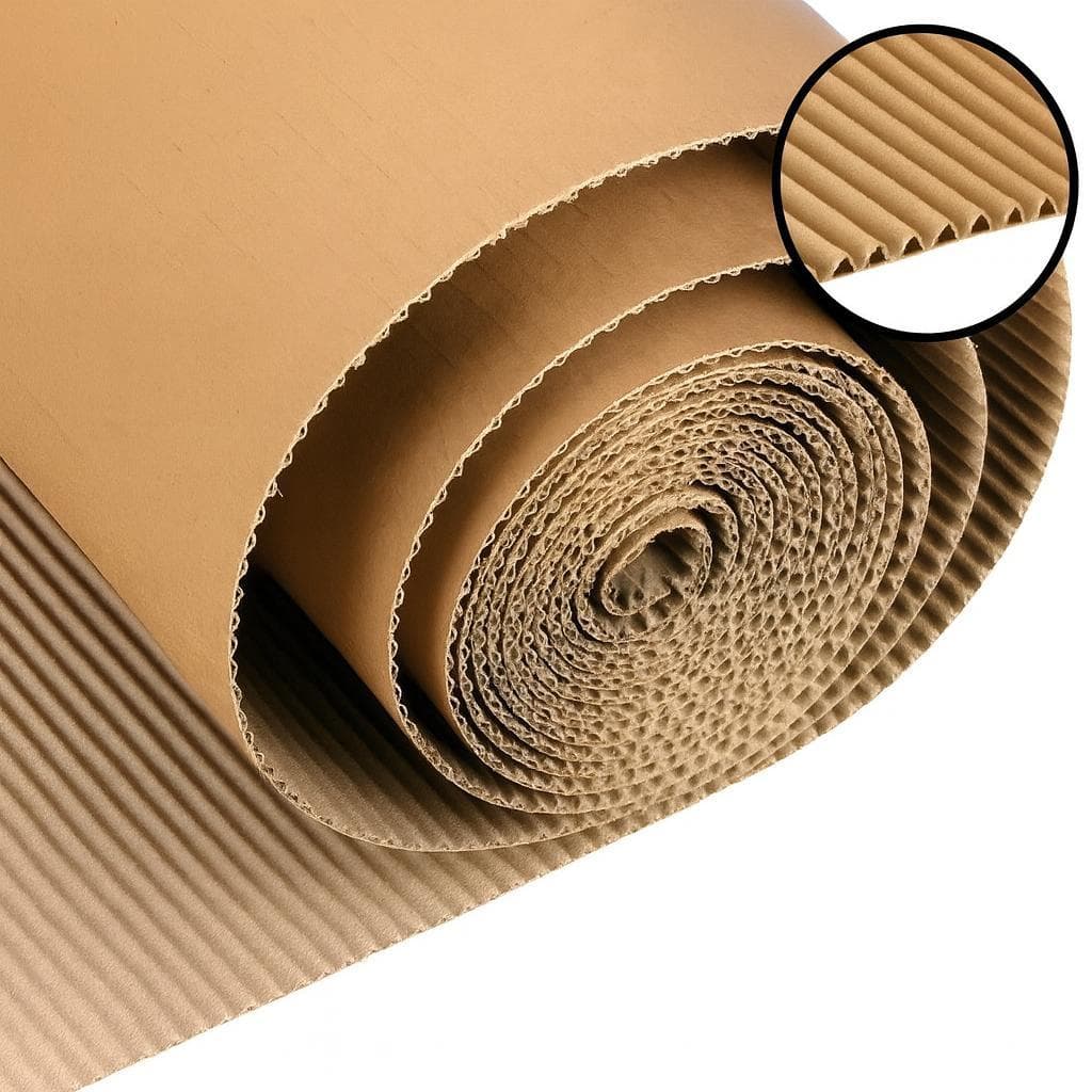Bobina Papelão Ondulado 60 Cm  Salva Chão de Obra Embalagem Reforma Casa