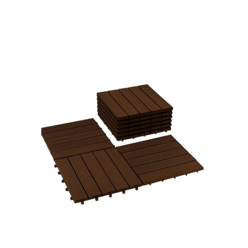 KIT 10 DECK MODULAR PLASTICO BOX BANHO SAUNA JARDIM
