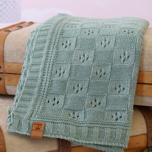 Manta Bebê Maternidade Quentinha Furinhos Cobertor de Bebê Recém-Nascido Super Premium