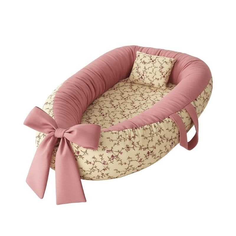 Ninho Redutor de Berço com ziper e refil com laço abra para ficar maior Varias Estampas