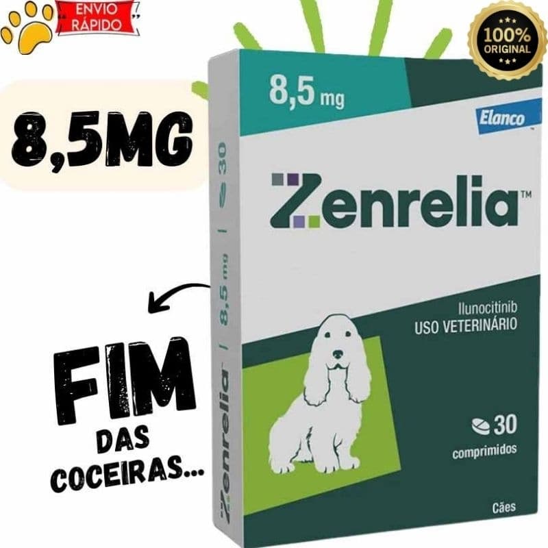 Zenrelia 8,5 MG 30 Comprimidos Para Dermatite - Elanco