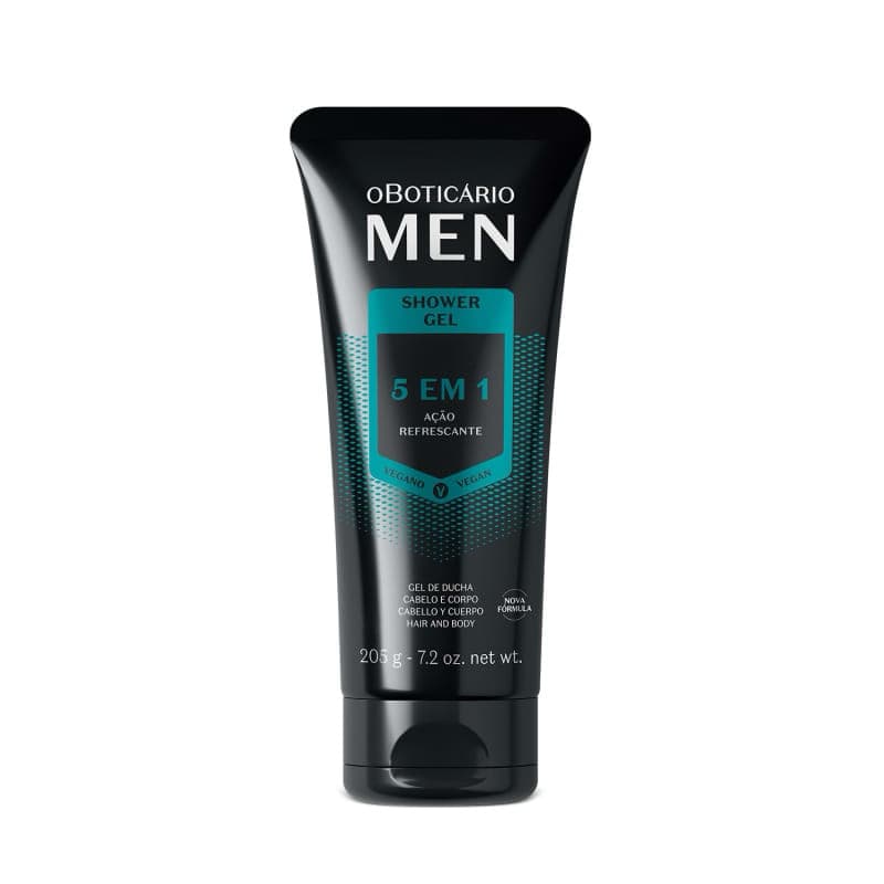 Shower Gel 5 em 1 Cabelo e Corpo Men 205g