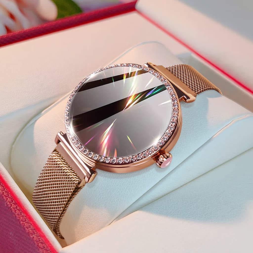 Smartwatch feminino relógio inteligente GT3mini À prova d'água digital Android iOS