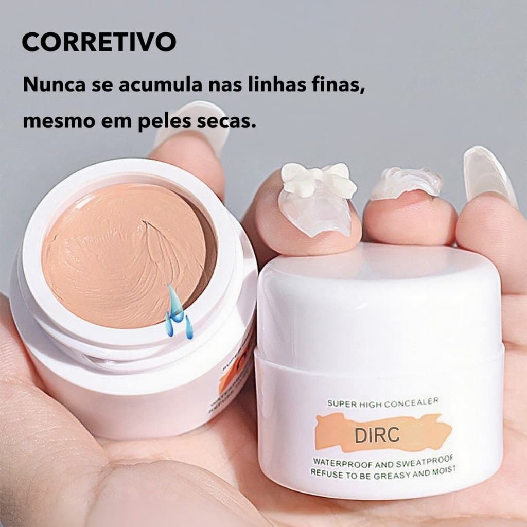 Creme Corretivo Hidratante Líquido À Prova D'água Cobertura Do Acne Dark Circles Foundation Contorno Facial BB Creme